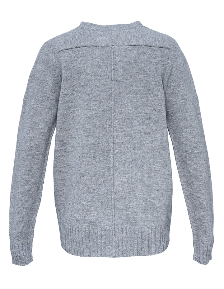 DKNY-Merino-Wool-Crew-Neck-Sweater-Grey-2