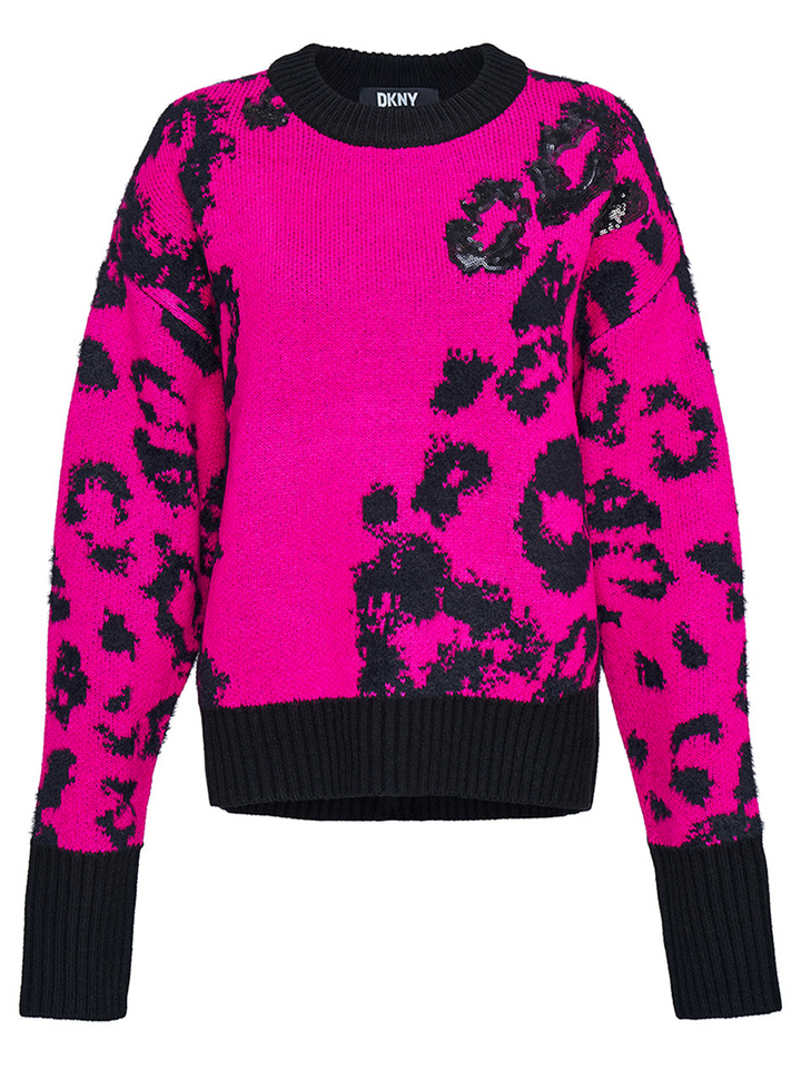 DKNY New Mohair Sweater Fushia 1