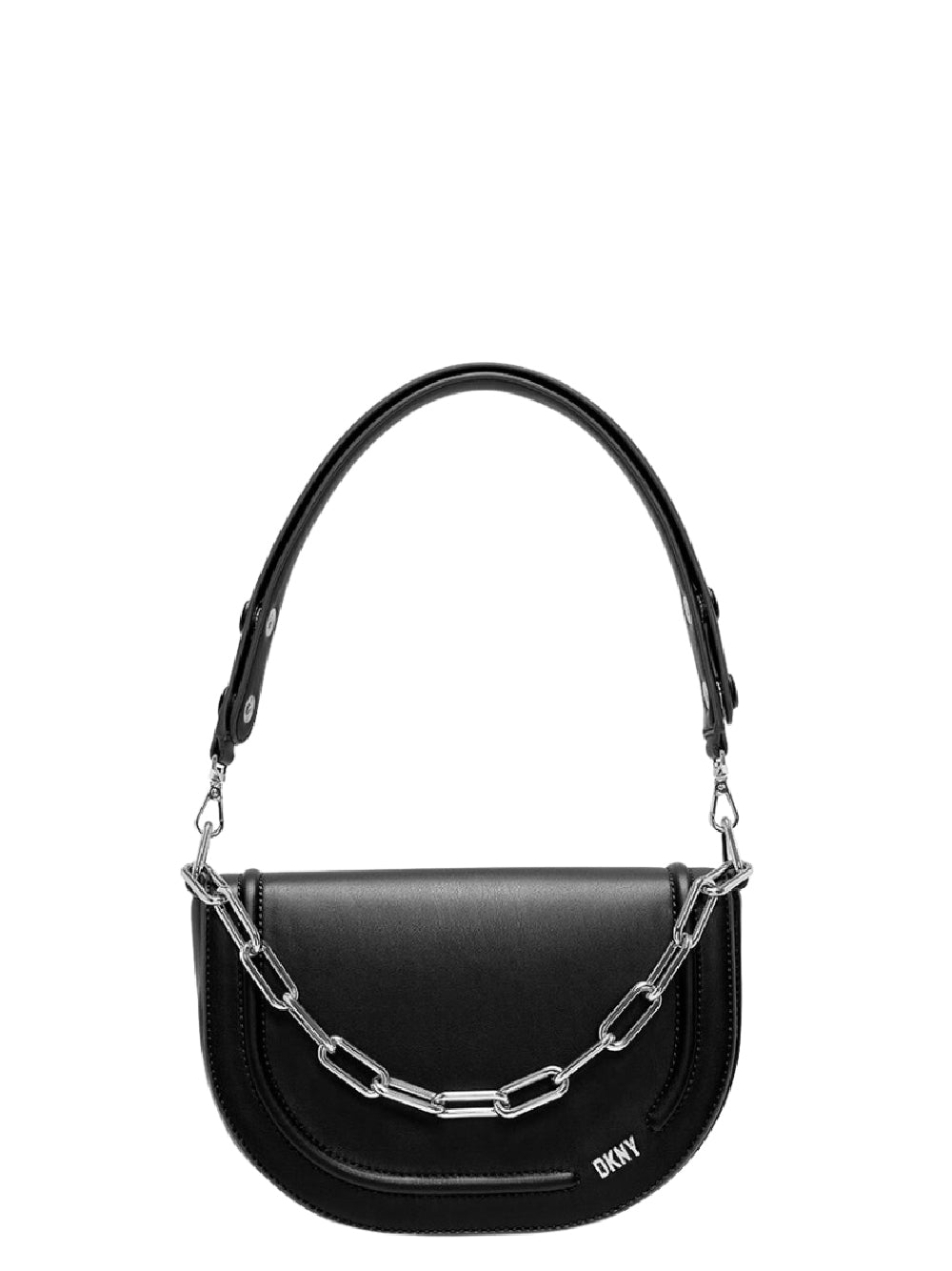 DKNY-Orion-Flap-Shoulder-Bag-Black-1