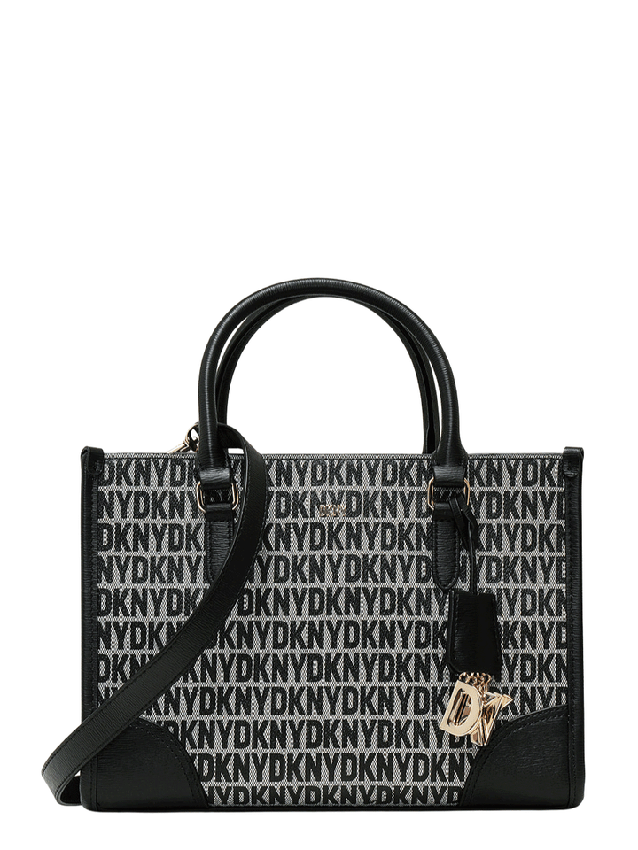 DKNY-Perri-Box-Satchel-Crossbody-Black-1