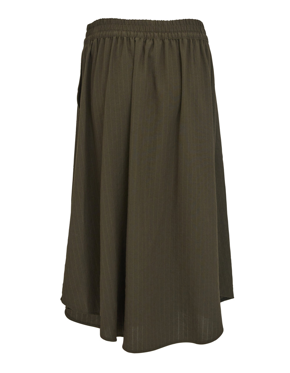 DKNY-Pinstripe-Pull-On-Asym-Hem-Skirt-Dark-Olive-2