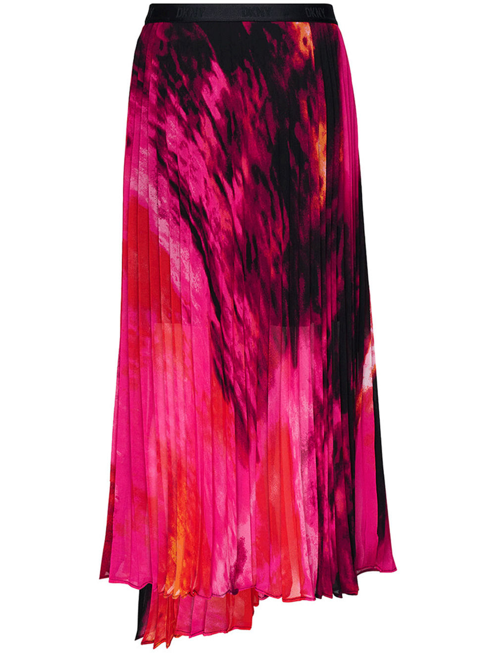 DKNY-Printed-Flat-Chiffon-Print-Skirt-Bright-Pink-2