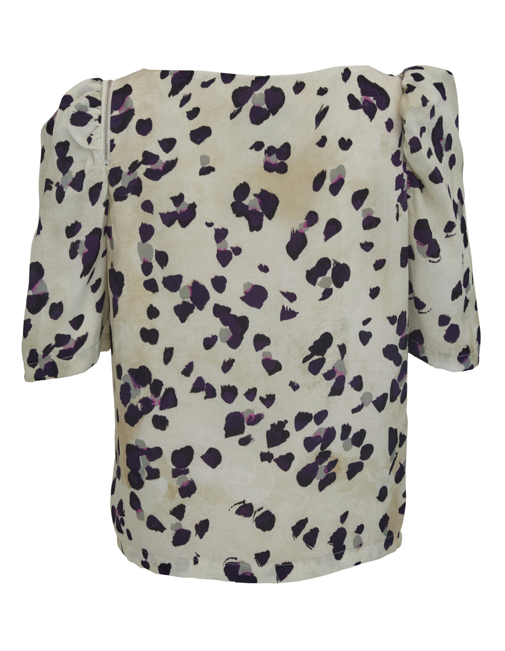 DKNY-Printed-Supple-Satin-Top-Light-Brown-2