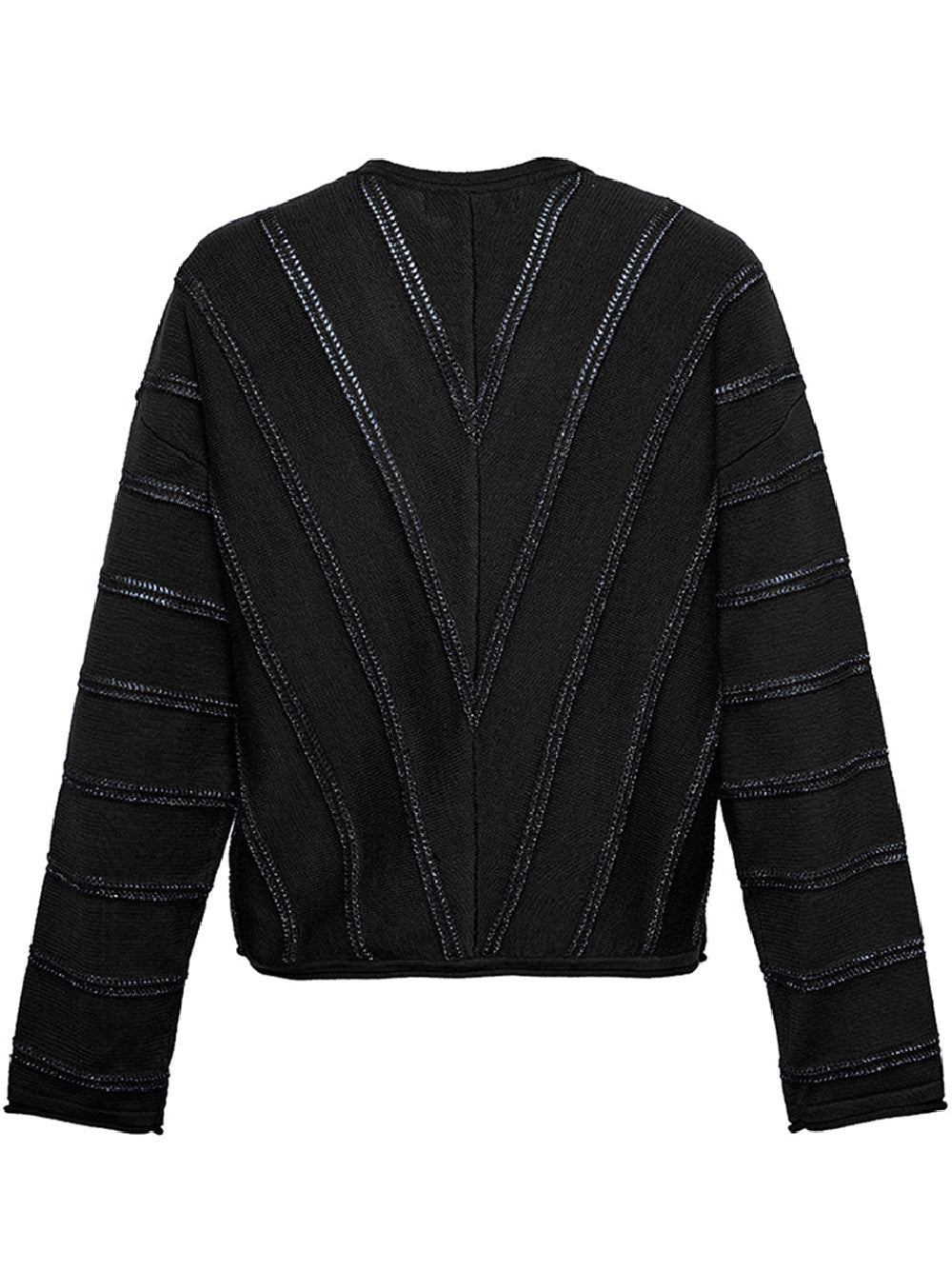 DKNY-Recycled-Polyester-Lurex-Sweater-Black-2