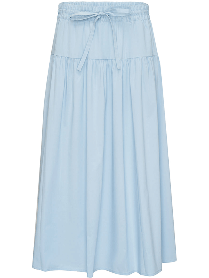 DKNY-Silky-Stretch-Poplin-Pull-On-Skirt-Light-Blue-1