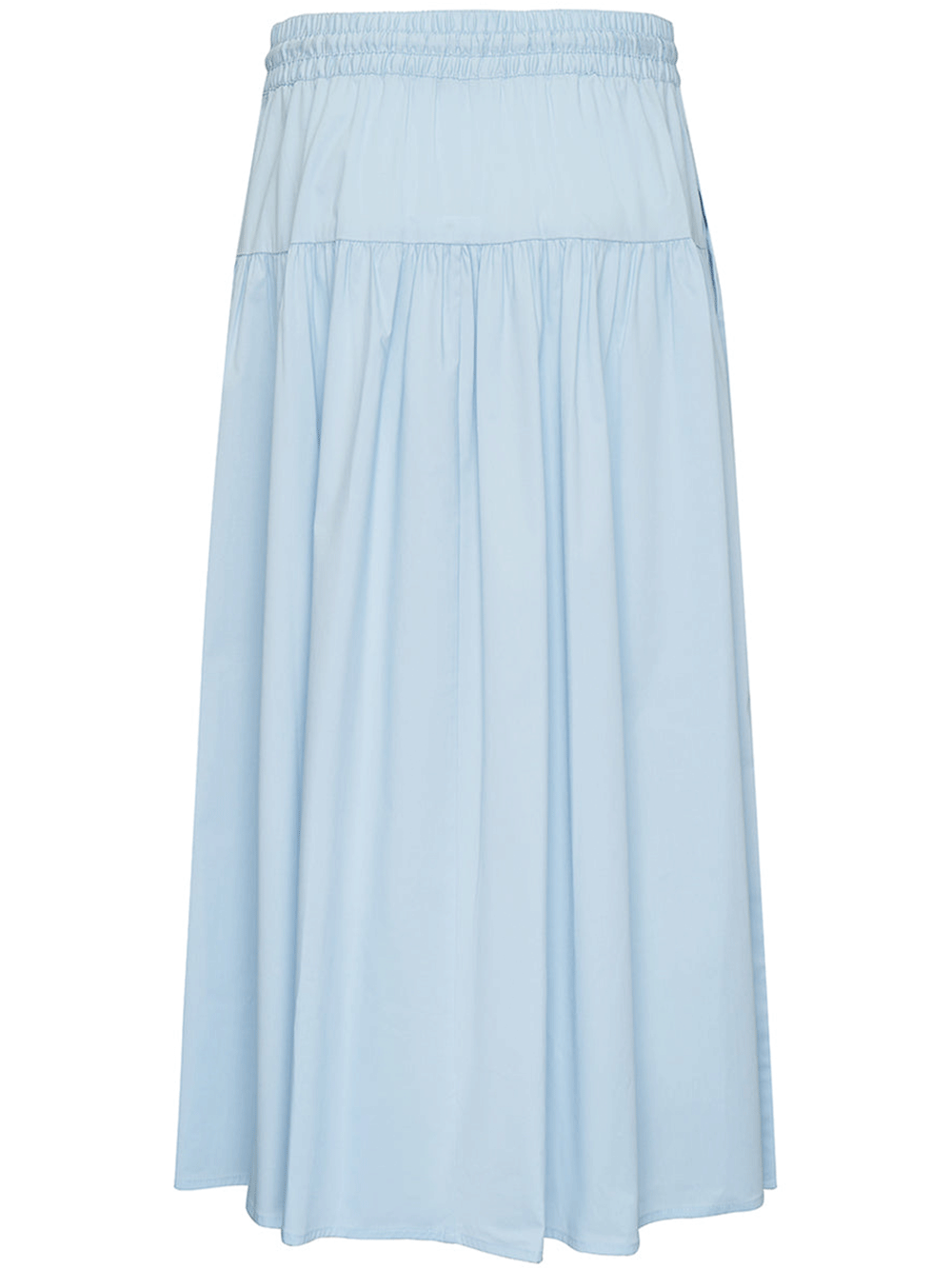 DKNY-Silky-Stretch-Poplin-Pull-On-Skirt-Light-Blue-2