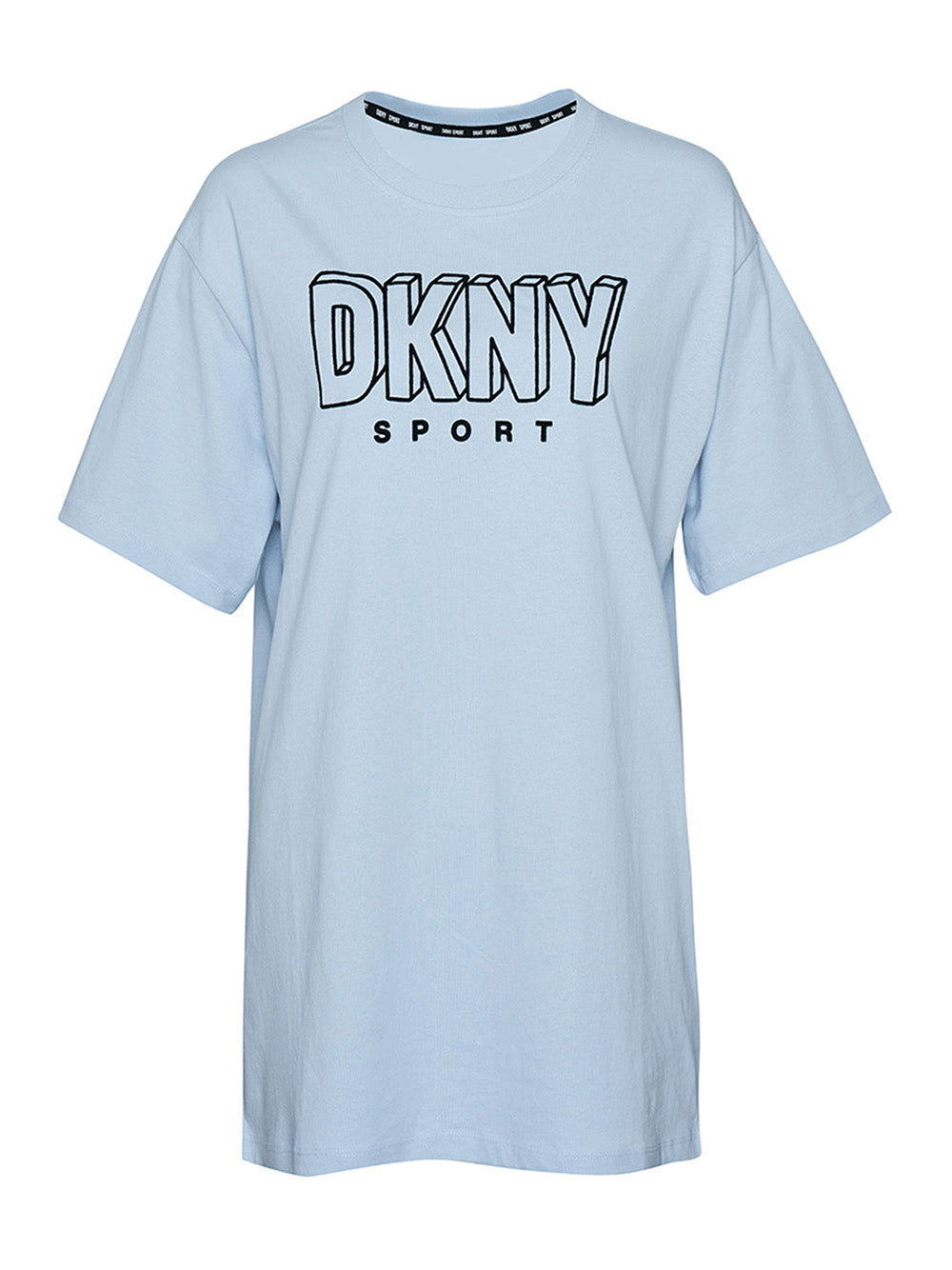     DKNY-Sport-3D-Flocked-Logo-Tompkins-Tee-Light-Blue-1