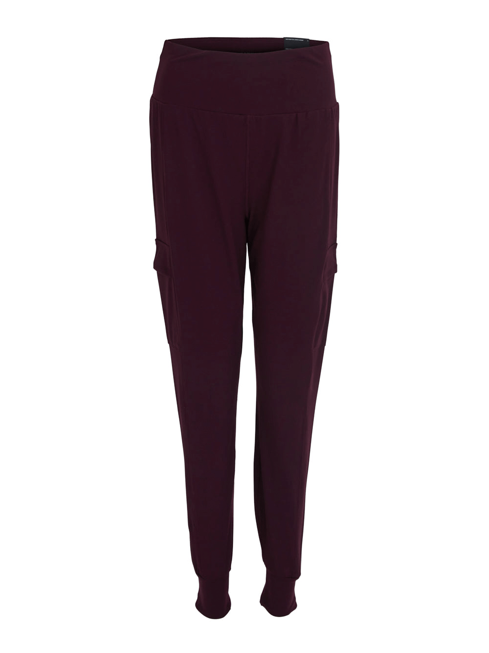 DKNY-Sport-Balance-Compression-Cargo-Jogger-Maroon-1