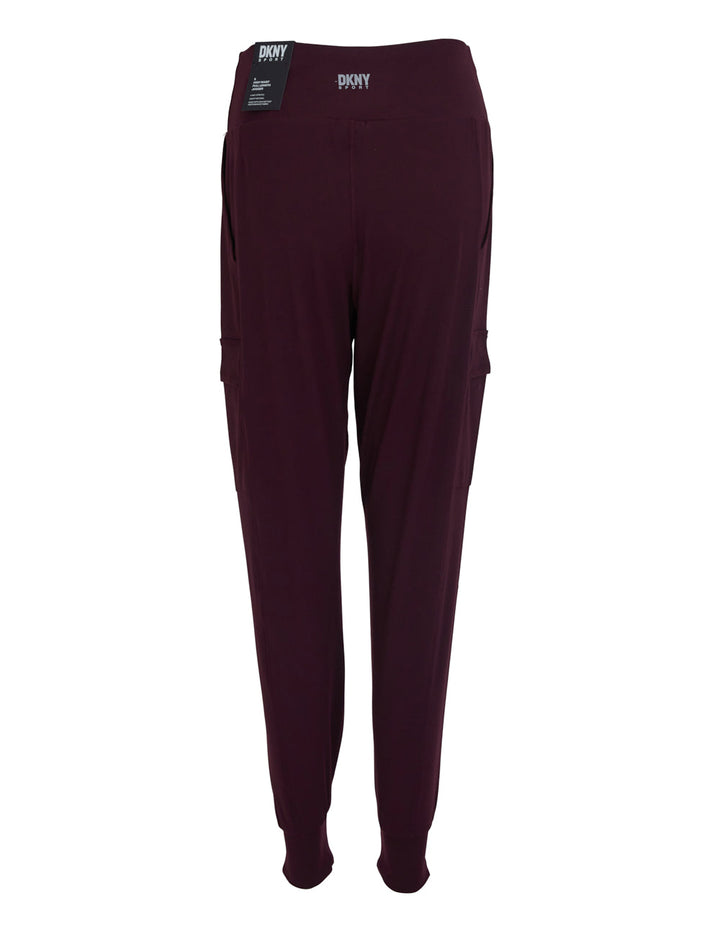 DKNY-Sport-Balance-Compression-Cargo-Jogger-Maroon-2