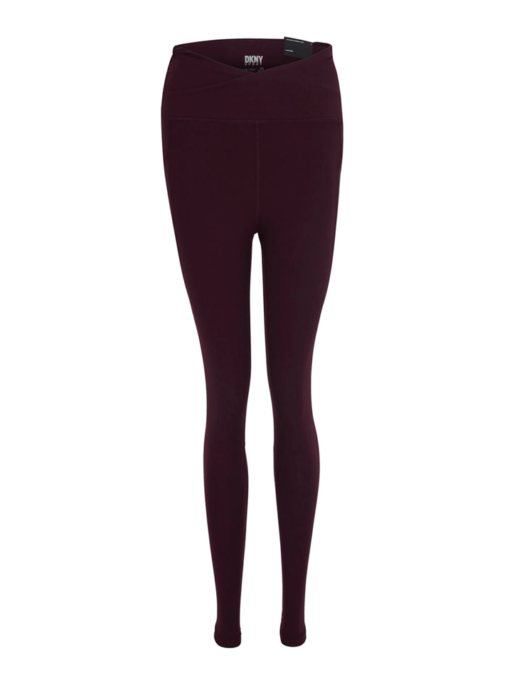 DKNY-Sport-Balance-Compression-Crossover-Leggings-Maroon-1