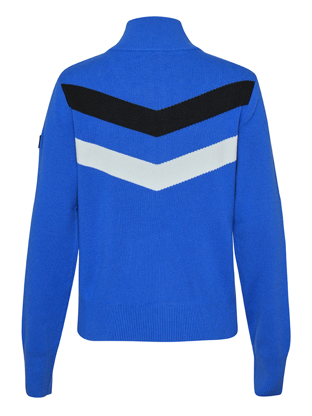 DKNY-Sport-Chevron-Half-Zip-Sweater-Blue-2