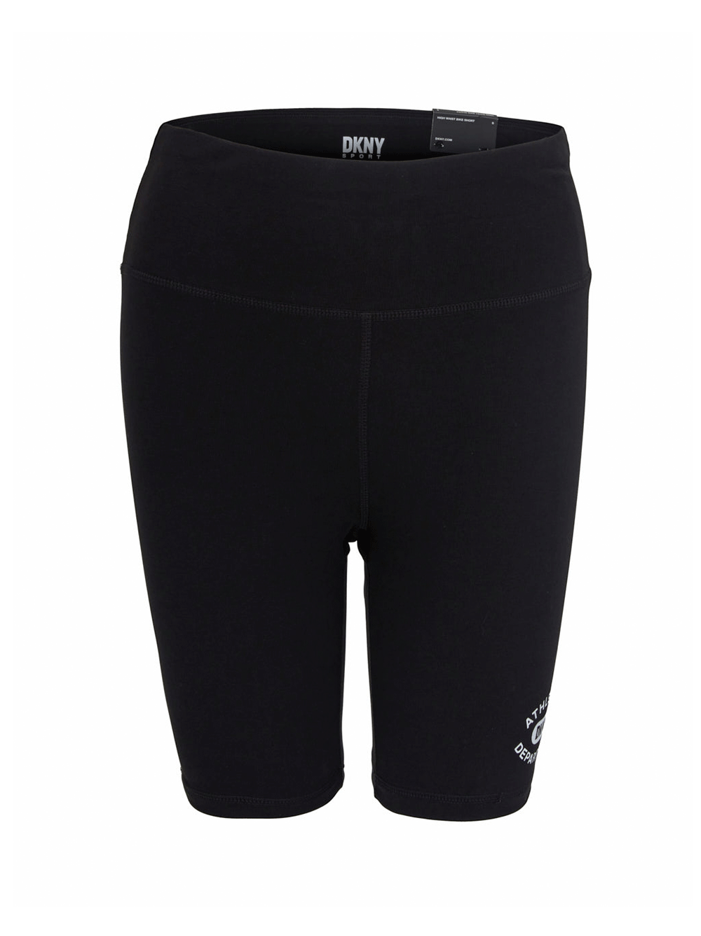 DKNY-Sport-Cotton-Spandex-High-Waist-Biker-Shorts-Black-01