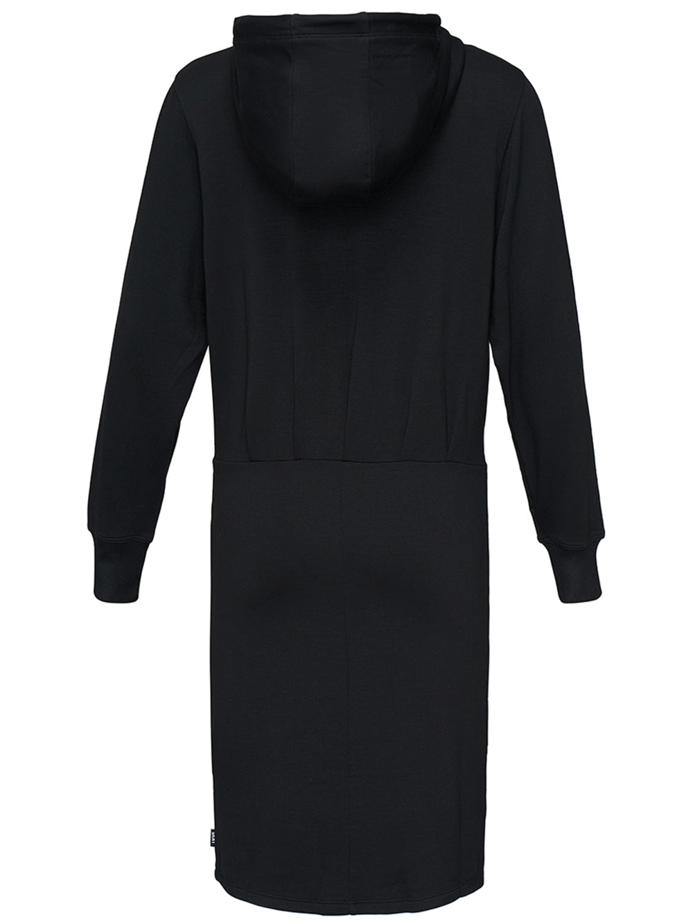 DKNY-Sport-Greenwich-Fleece-Long-Sleeve-Dress-Black-2