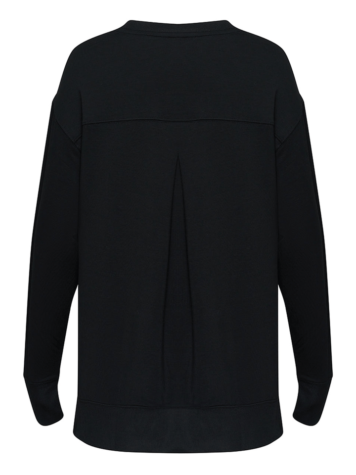 DKNY-Sport-Greenwich-Fleece-Sweatshirt-Black-2