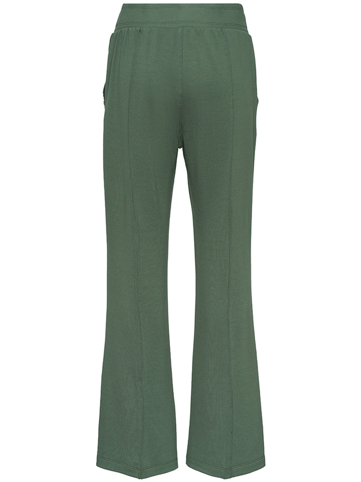 DKNY-Sport-Greenwich-Fleece-Wide-Leg-Pants-Olive-2