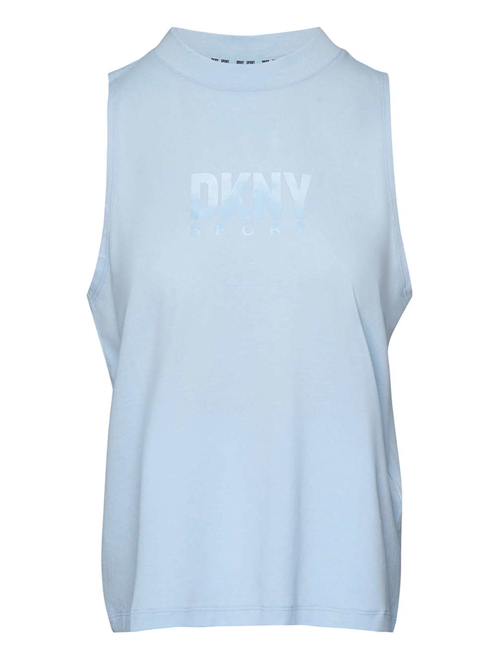 DKNY-Sport-Jersey-Satin-Logo-Tank-Light-Blue-1