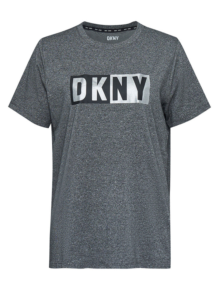      DKNY-Sport-Jersey-Two-Tone-Logo-Tee-Black-Heather-1