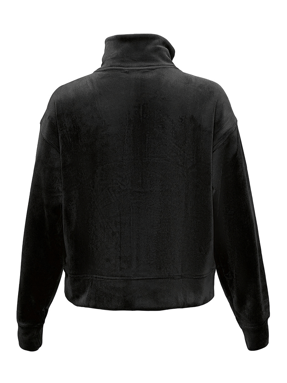 DKNY-Sport-Tech-Velour-Rib-Sweater-Black-2