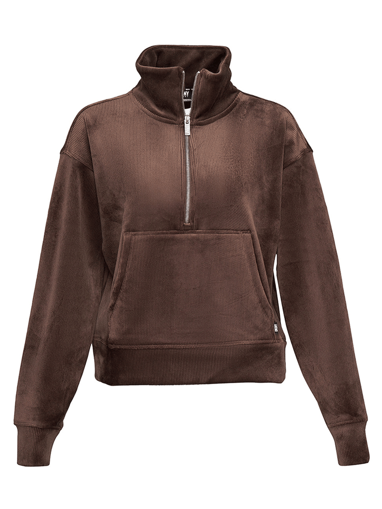 dkny velour sweatshirt