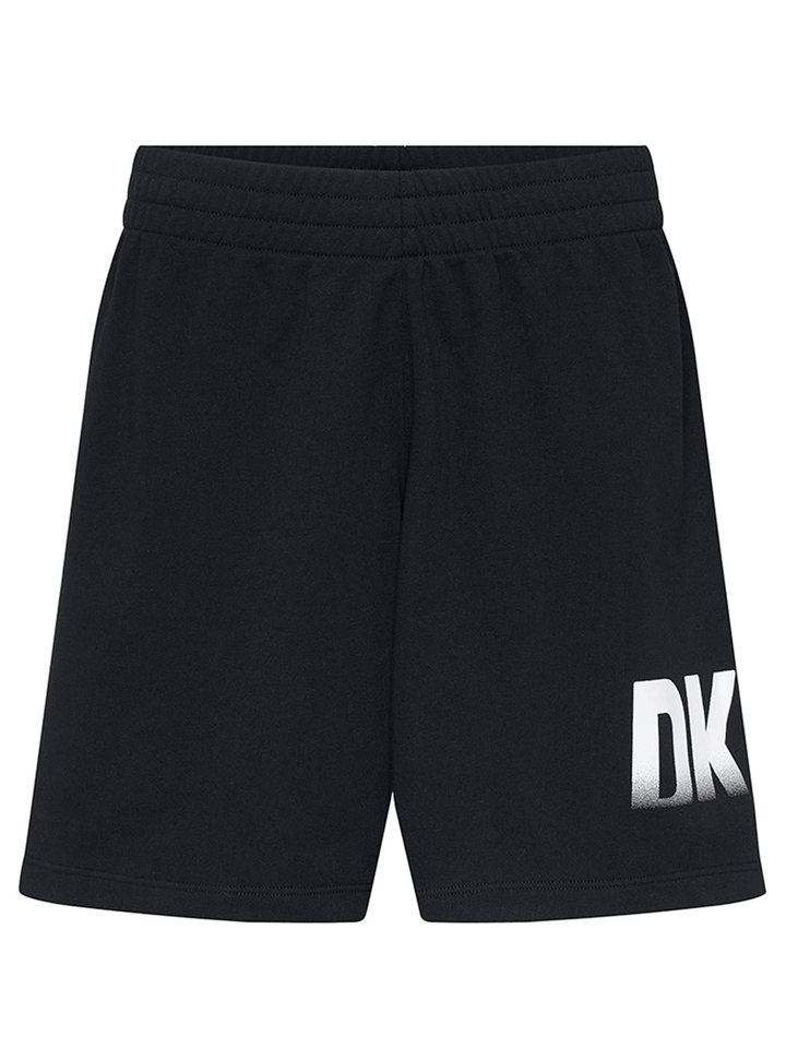 DKNY-Sport-Terry-Fade-Away-Logo-Shorts-Black-1