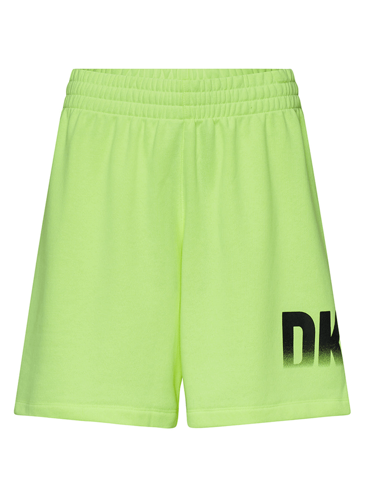 DKNY-Sport-Terry-Fade-Away-Logo-Shorts-Bright-Green-1