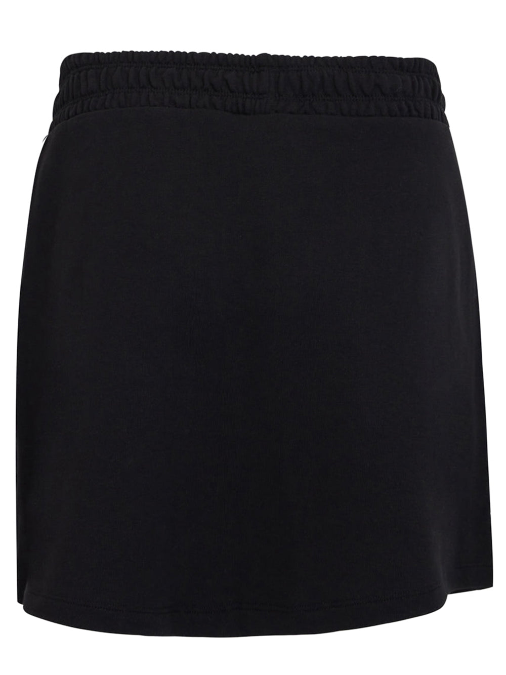 DKNY-Sport-Terry-Metallic-Logo-Skirt-Black-2