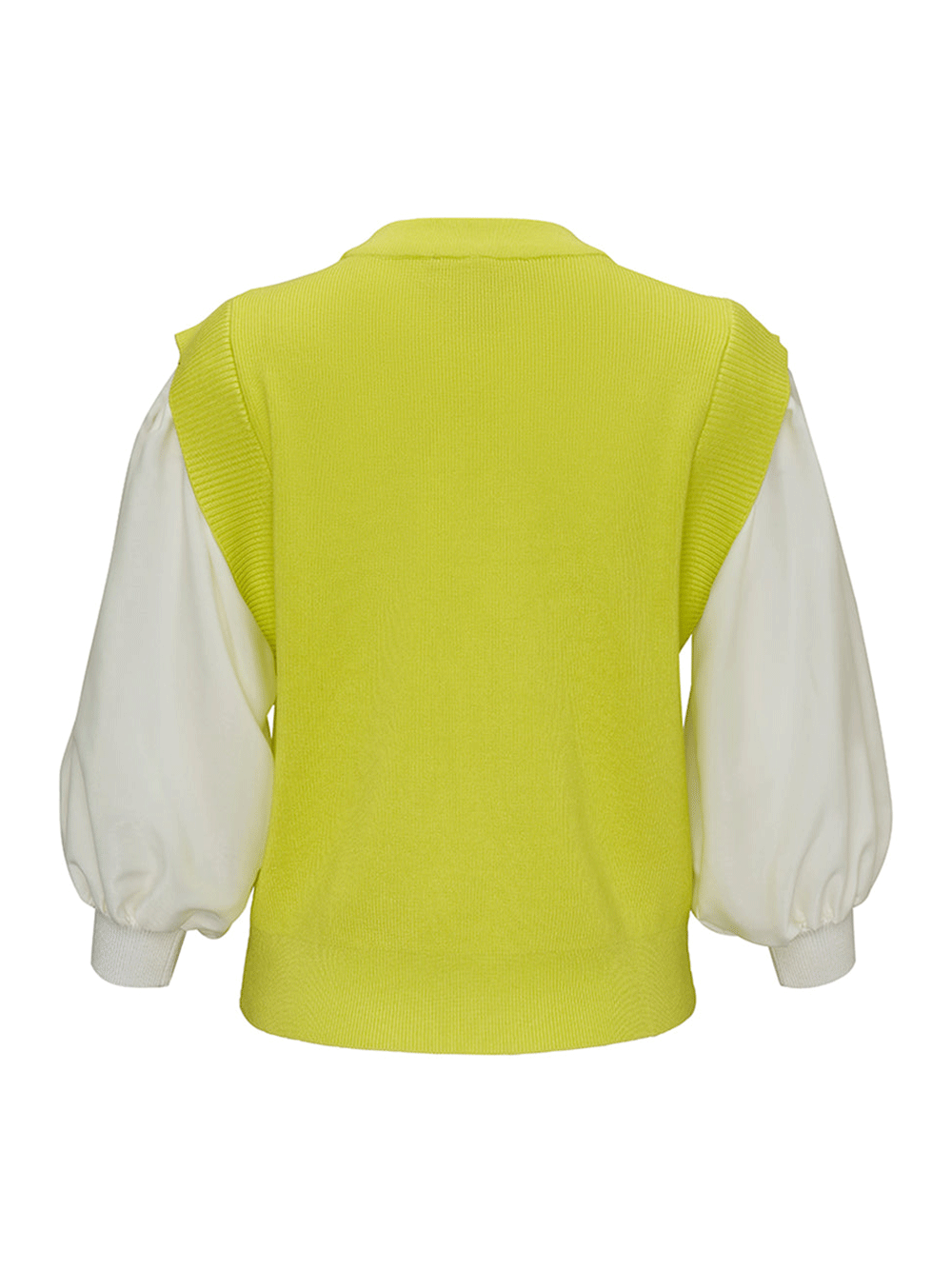 DKNY-Spun-Rayon-Nylon-Long-Sleeve-Mix-Media-Sweater-Bright-Green-2