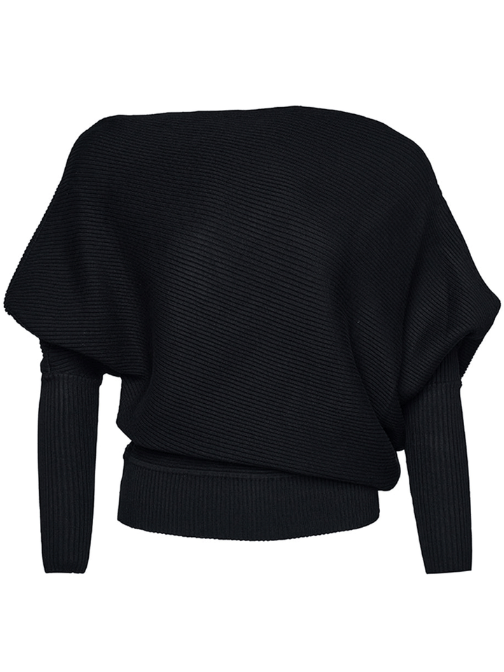 DKNY-Spun-Rayon-Nylon-Sweater-Black_1