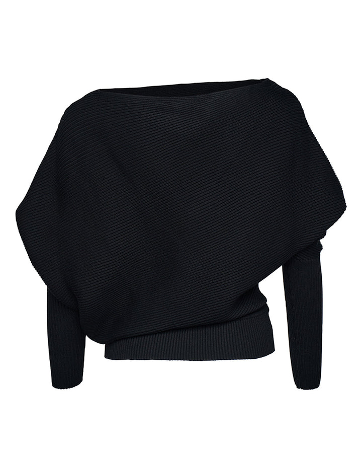 DKNY-Spun-Rayon-Nylon-Sweater-Black_2