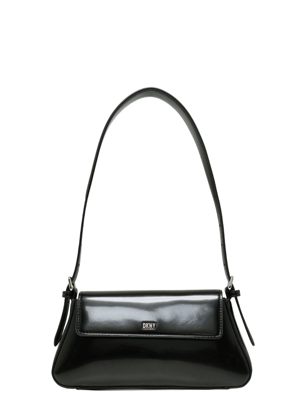 DKNY-Suri-Flap-Shoulder-Bag-Black-1