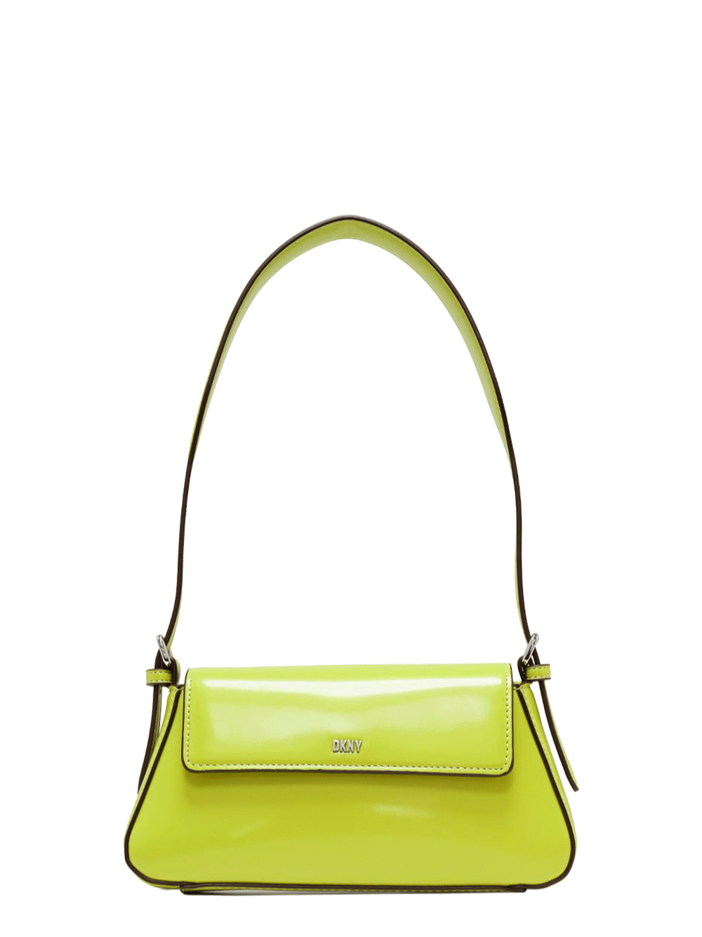 DKNY-Suri-Flap-Shoulder-Bag-Lime-Green-1