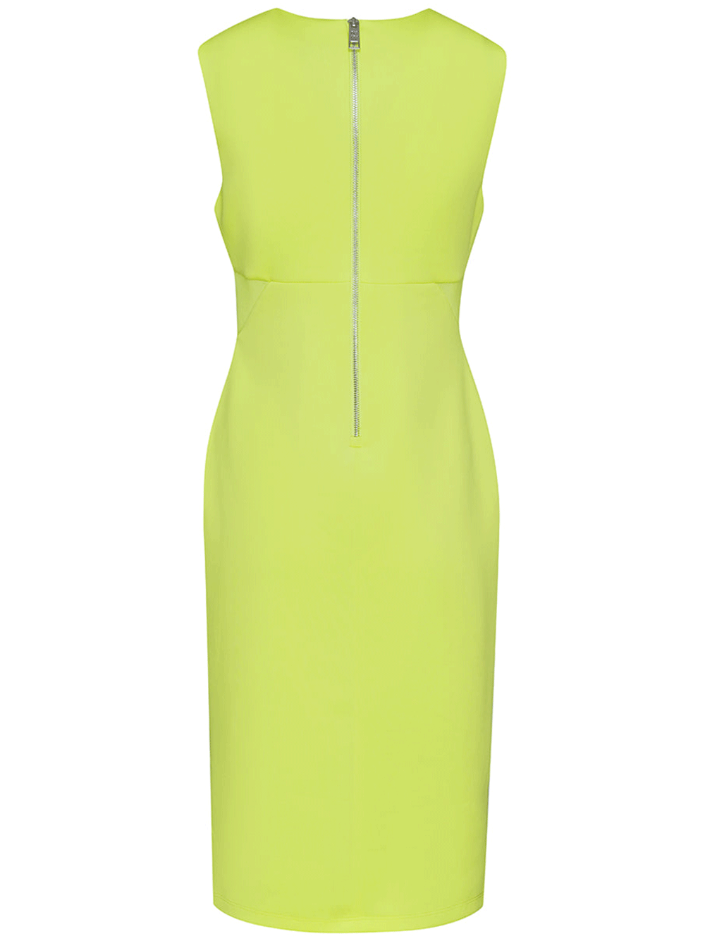 DKNY-Techno-Scuba-Knit-Dress-Bright-Green-2