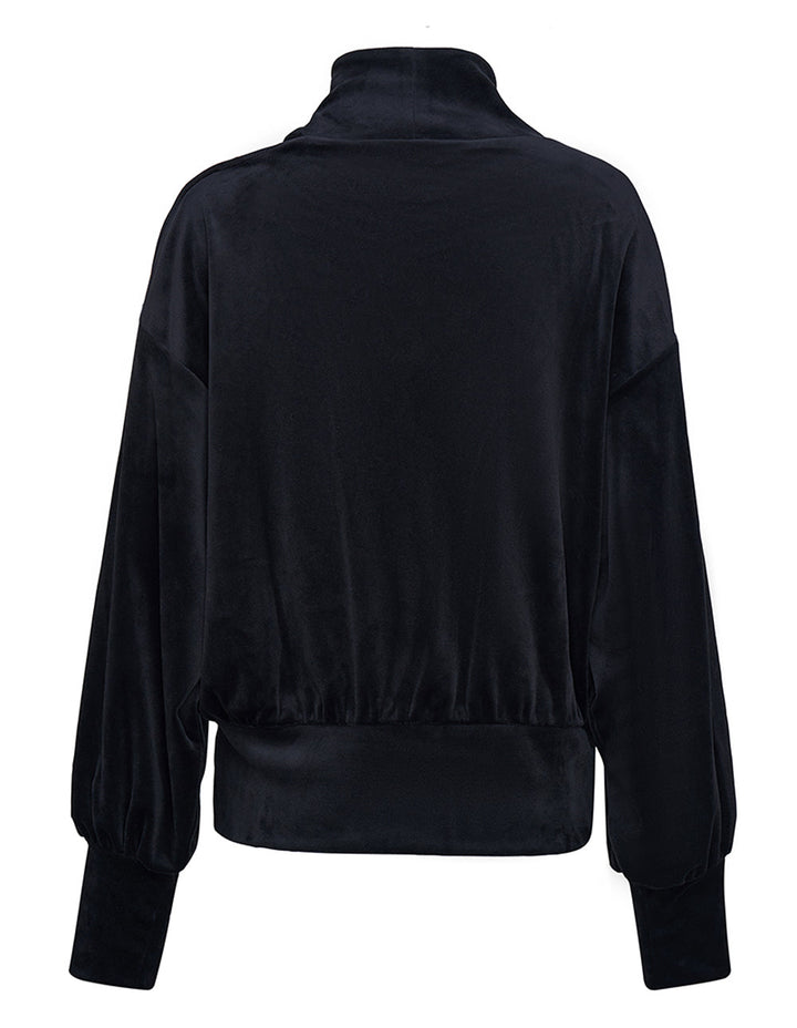 DKNY-Velour-Shoulder-Cutout-Turtle-Neck-Sweater-Black-2