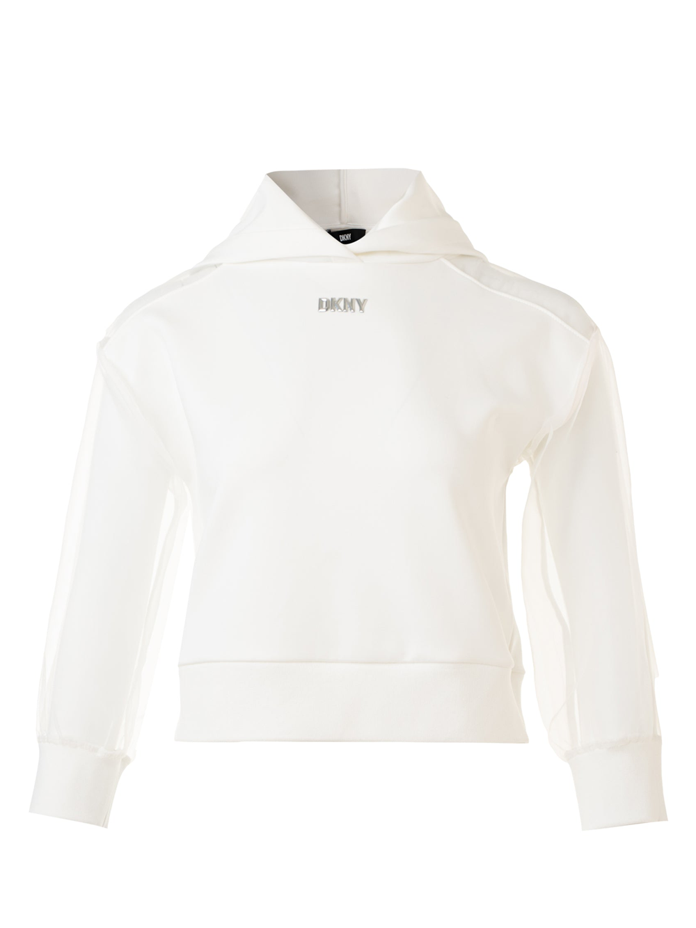 DKNY_Cropped_Logo_Hoodie_Offwhite