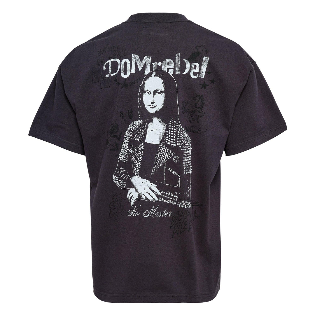 Club21 - DOMREBEL - She Is Her T-Shirt - TEES - Black