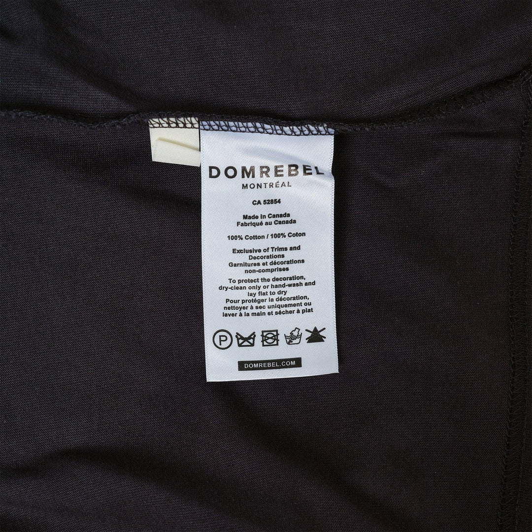 Club21 - DOMREBEL - She Is Her T-Shirt - TEES - Black