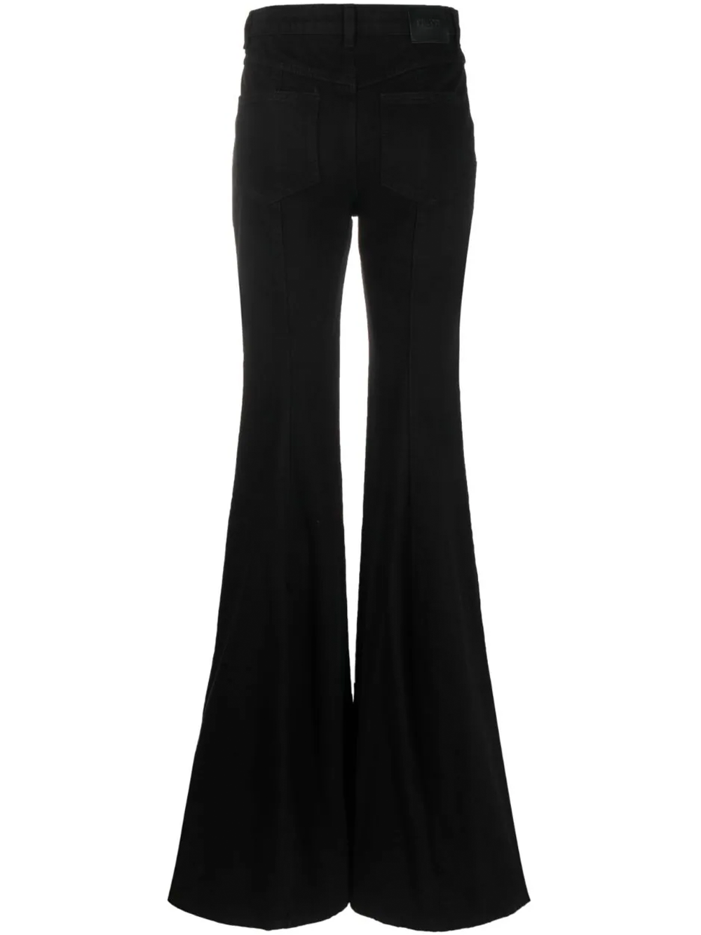 Del Core Denim Sculpted Trousers Black 2