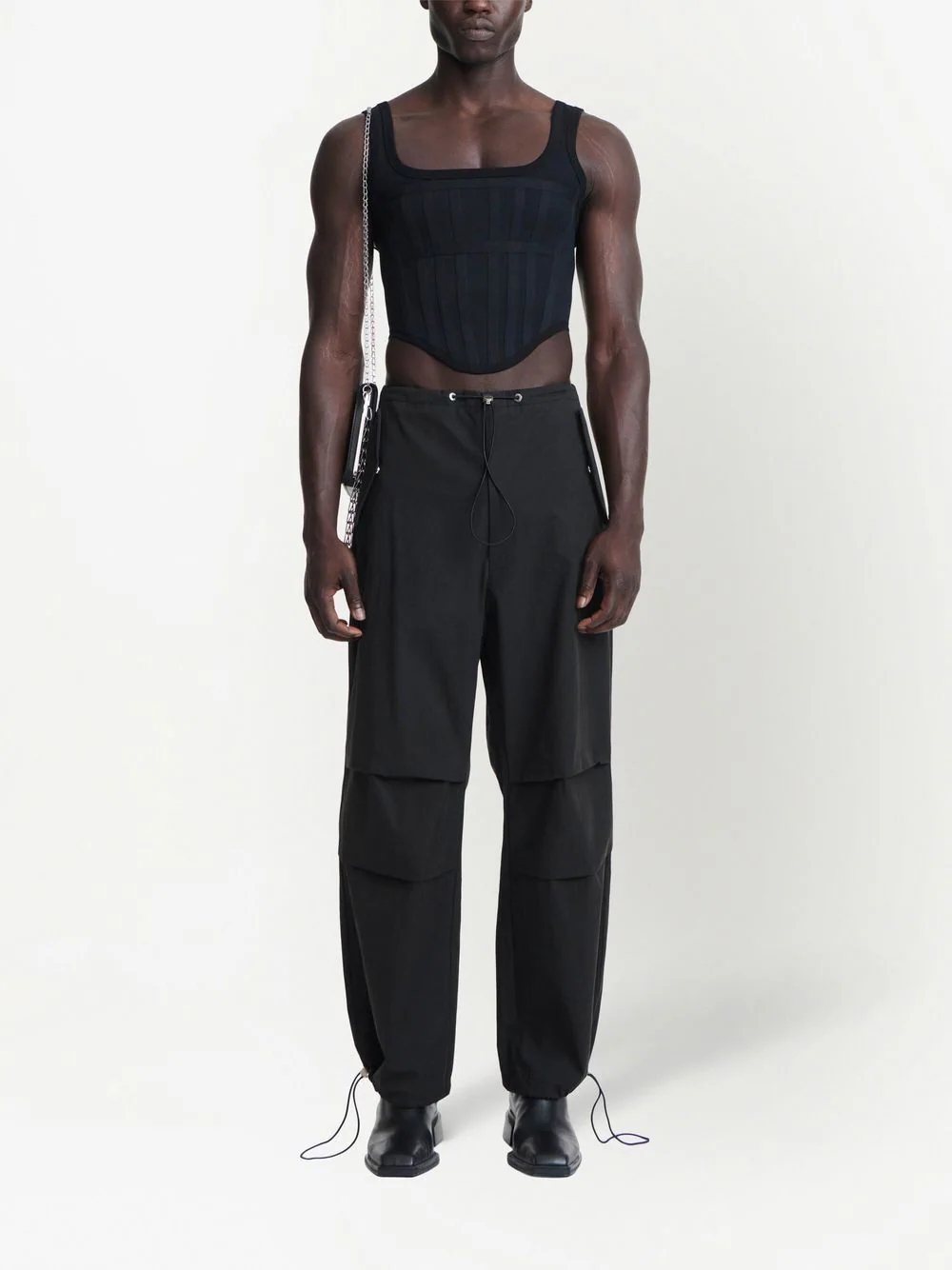 Dion-Lee-Toggle-Parachute-Pants-Black-2