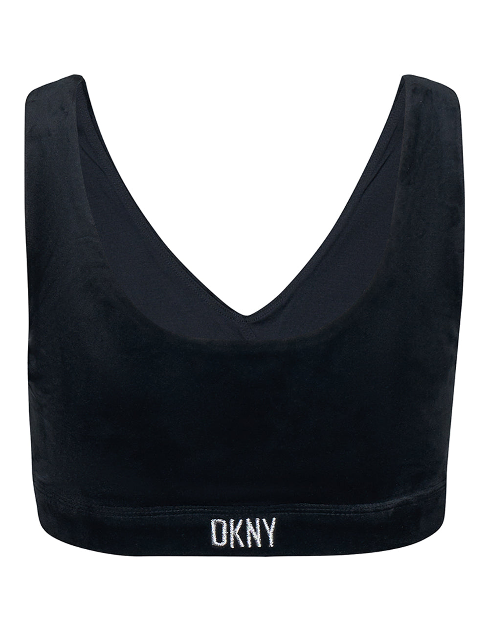 Dkny-Sport-Platinum-Velour-Bra-Black-2