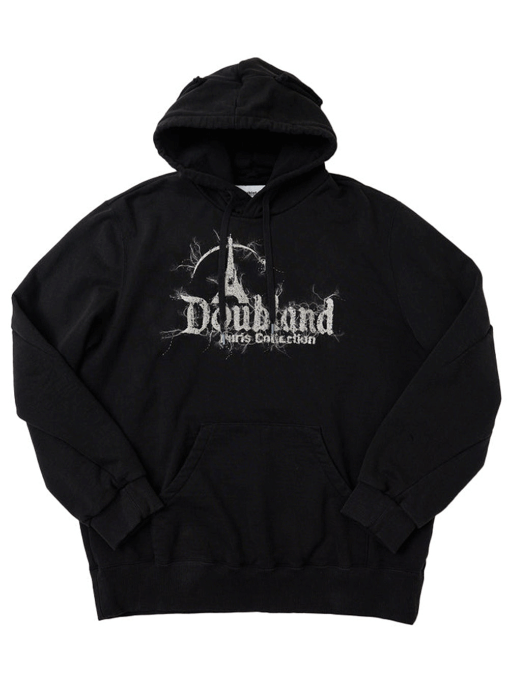 Doublet-Doubland-Embroidery-Hoodie-Black-1