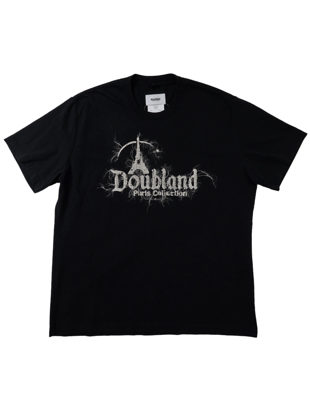Doublet-Doubland-Embroidery-T-Shirt-Black-1