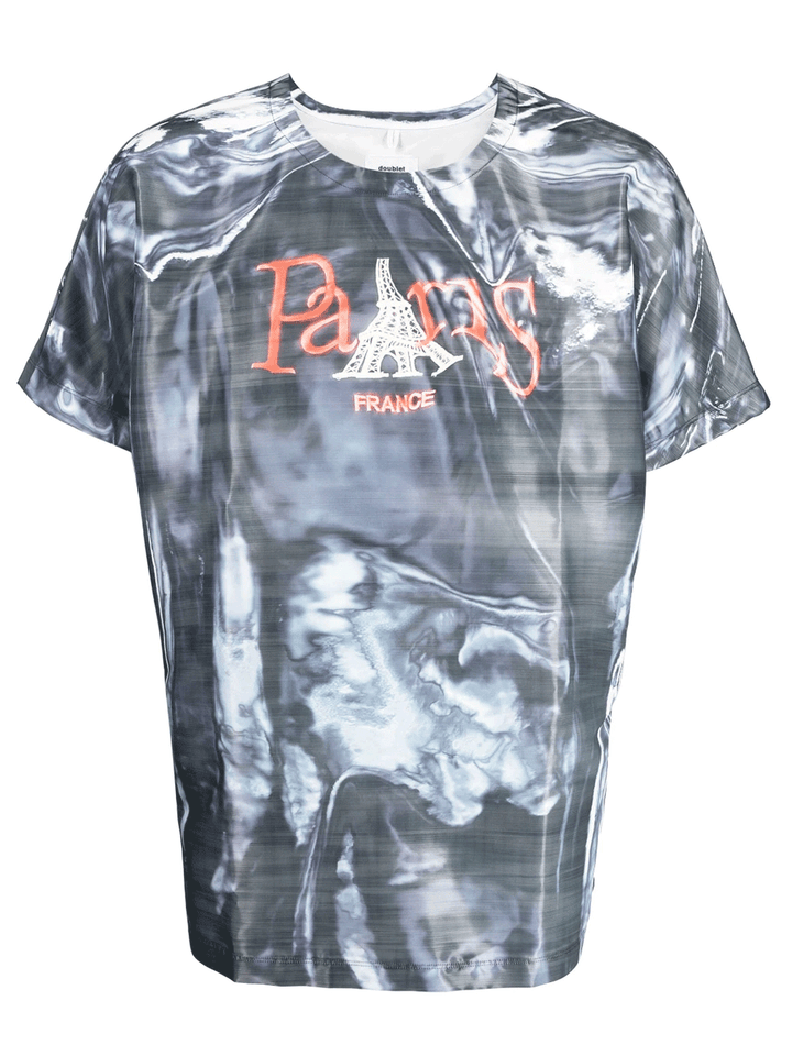 Doublet-Mirage-Printed-T-Shirt-Black-1