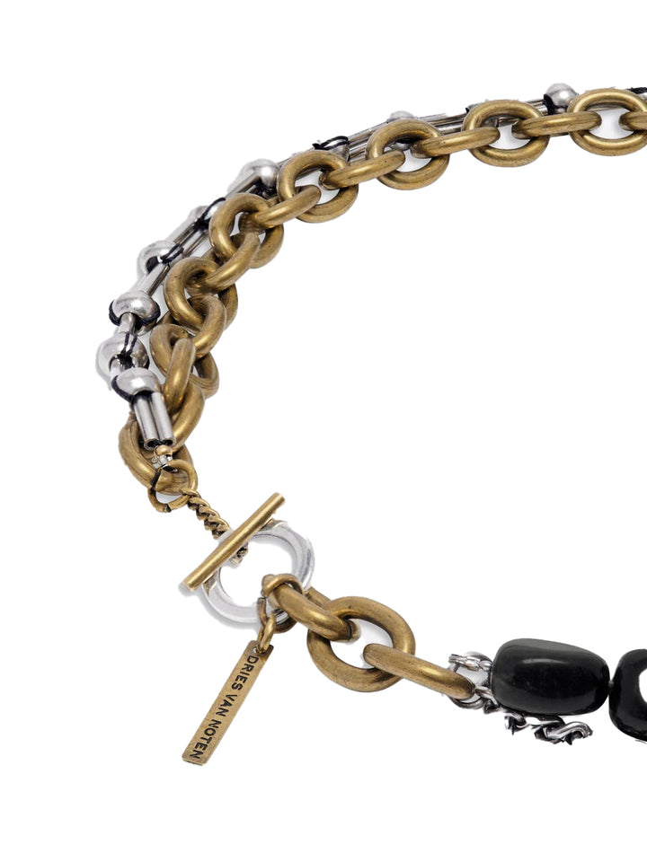 Dries-Van-Noten-Black-Necklace-Half-Chain-Black-2