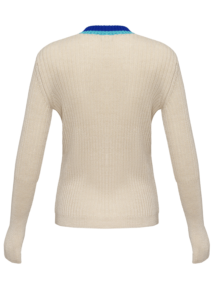 Dries-Van-Noten-Fitted-Crew-Neck-Sweater-Off-White-2