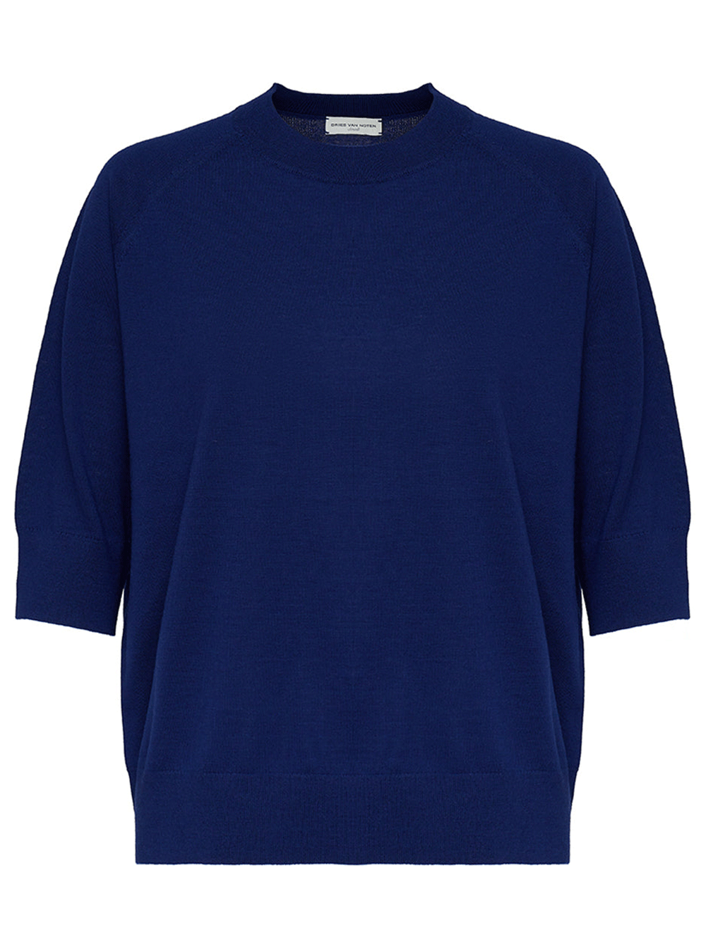 Dries-Van-Noten-Normal-Fit-Crew-Neck-Sweater-Indigo-1