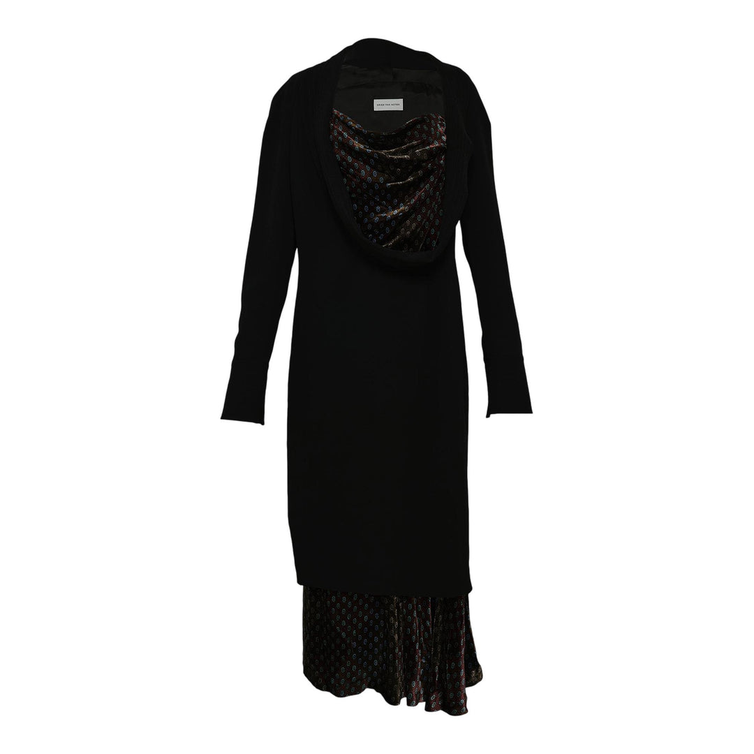 Club21 - Dries Van Noten - Fitted Dress With Topstitched - WOVEN DRESSES - Black