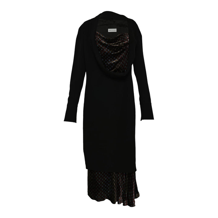 Club21 - Dries Van Noten - Fitted Dress With Topstitched - WOVEN DRESSES - Black