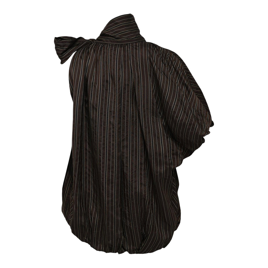 Club21 - Dries Van Noten - Off-Shoulder Balloon Top - WOVEN TOPS - Brown