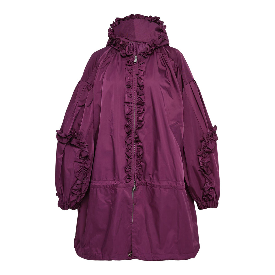 Club21 - ENFOLD - Frilly Blouson - BLOUSON - Purple