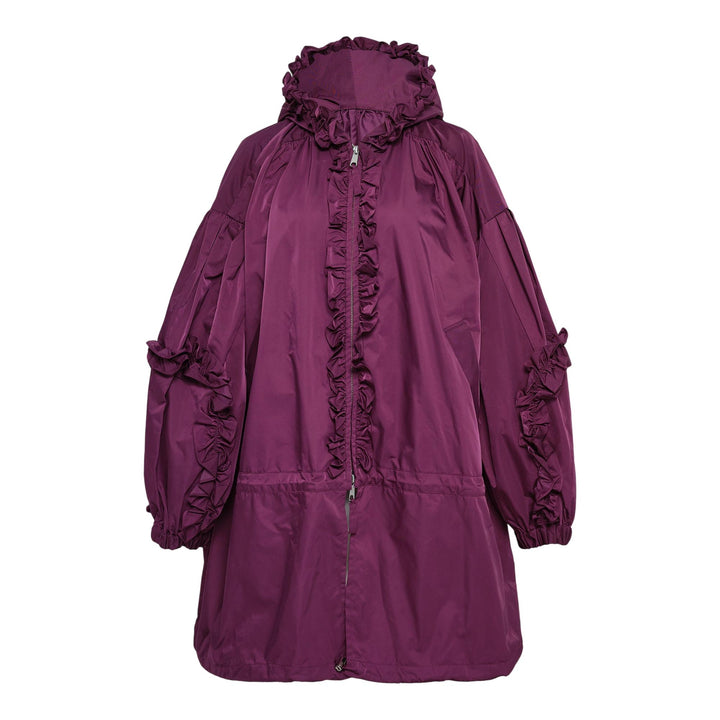 Club21 - ENFOLD - Frilly Blouson - BLOUSON - Purple
